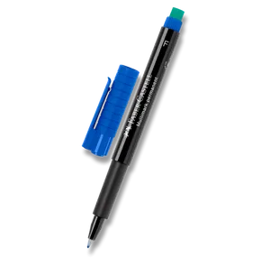 Popisovač Multimark permanent F, modrá Faber Castell (151351)